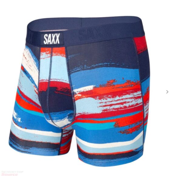 SAXX VIBE Boxer Briefs “Paint Can Stripe" - Picture 1 of 4